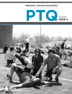 Personal Training Quarterly: Volume 1, Issue 4