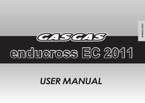 GAS GAS EC 2011 User Manual: Specs & Maintenance