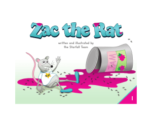 Zac the Rat: Learn to Read with Short Vowel Sounds