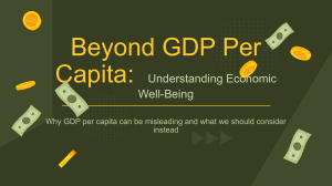 Beyond GDP: Measuring Economic Well-Being