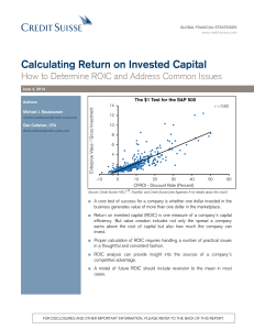 Calculating ROIC: A Guide to Return on Invested Capital