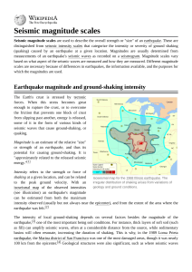 Seismic Magnitude Scales: Earthquake Strength Explained