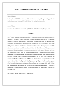 Myanmar Coup & ASEAN's Role: Analysis & Implications