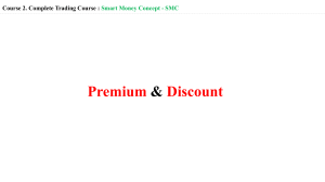 Smart Money Concept: Premium & Discount Trading