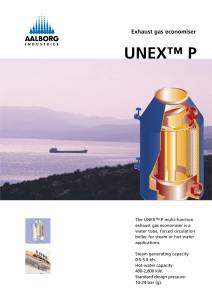 UNEX™ P Exhaust Gas Economiser Data Sheet