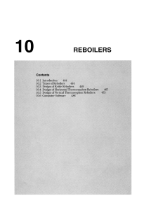 Chapter 10 Reboilers