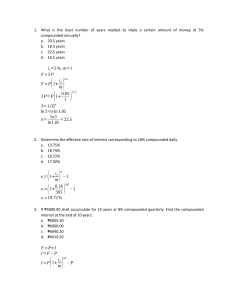 Financial Math Exam Questions & Solutions