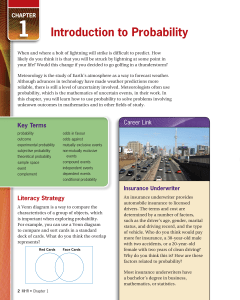 Probability Introduction: Key Terms & Game Analysis