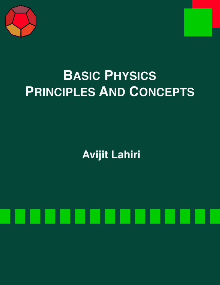 Basic Physics: Principles and Concepts - E-book