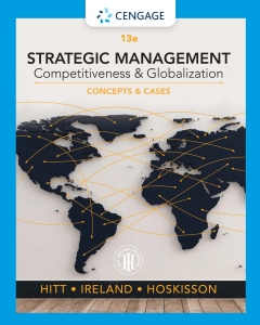 Strategic Management: Competitiveness & Globalization