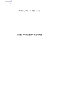 Every Student Succeeds Act (ESSA) - Full Text