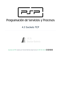 Sockets TCP: Comunicación Cliente/Servidor en Java