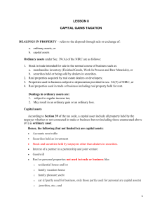 Capital Gains Taxation: Lesson & Examples