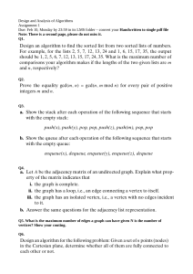 Algorithms Assignment: Design & Analysis