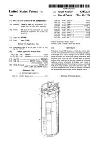 Pneumatic Elevator Patent: Vacuum Lift System