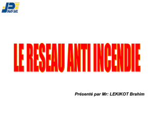 Réseau Anti-incendie : Sécurité Industrielle