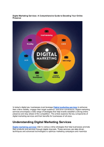 Digital Marketing Services: Boost Your Online Presence