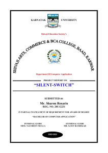 Silent-Switch Android App Project Report