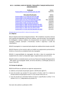 NR-13: Caldeiras, Vasos de Pressão e Tanques Metálicos