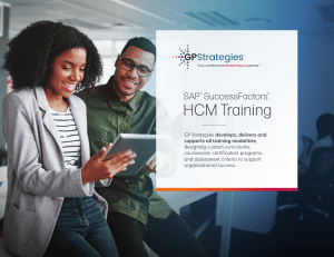 SAP SuccessFactors HCM Training by GP Strategies