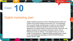 Digital Marketing Plan: SOSTAC Framework