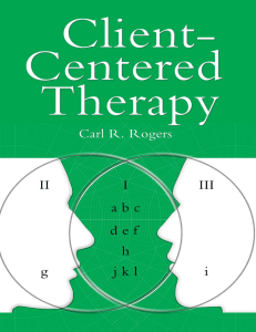 Client-Centered Therapy by Carl Rogers