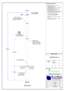 Converge Pole 7.5 Construction Drawing