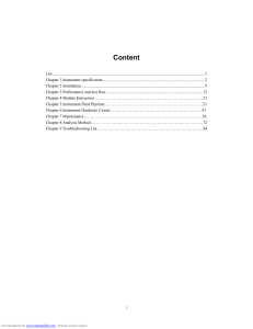 CS-T240 Auto-Chemistry Analyzer Manual