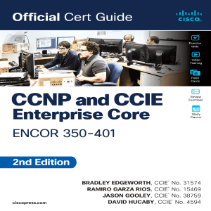 CCNP & CCIE ENCOR 350-401 Official Cert Guide, 2nd Edition