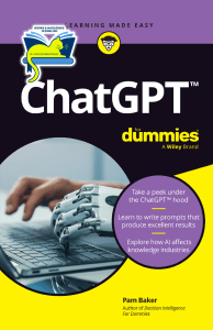 ChatGPT For Dummies: A Beginner's Guide