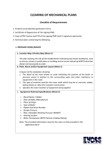 Mechanical Plan Clearance Checklist: Requirements & Specs