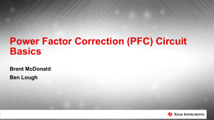 Power Factor Correction (PFC) Circuit Basics