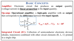 Op-Amp Basics: Amplifiers, ICs, and Characteristics