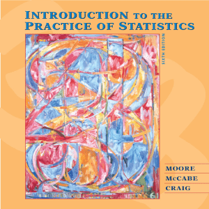 Introduction to the Practice of Statistics, 6th Edition