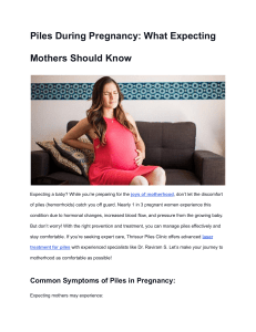 Piles During Pregnancy: Symptoms, Relief & Treatment
