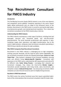 FMCG Recruitment: Top Consultants & Hiring Trends