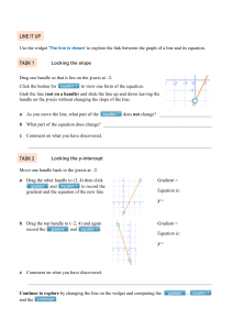 Linear Equations Worksheet: Slope & Y-Intercept