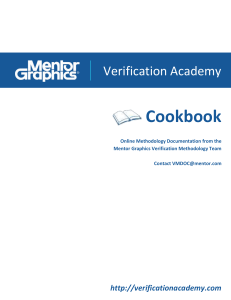 UVM Cookbook: Verification Methodology & Testbench Architecture