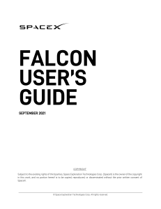 SpaceX Falcon User Guide