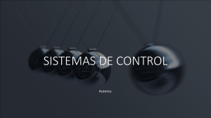 Sistemas de Control: Ejemplos Históricos