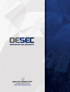 Guia do Exame DCPT: Certificação Desec Security Pentester