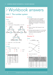 Primary Math 6: Workbook Answers - Teacher Resource