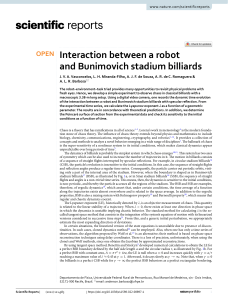 Robot-Billiards Chaos: Lyapunov Exponent Experiment