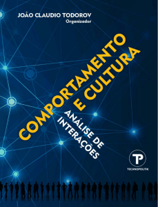 Comportamento e Cultura: Análise de Interações - eBook