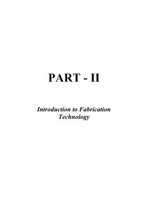 Fabrication Technology: Silicon Purification & Crystal Growth