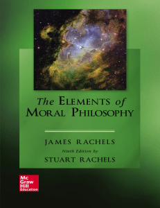 The Elements of Moral Philosophy: Textbook