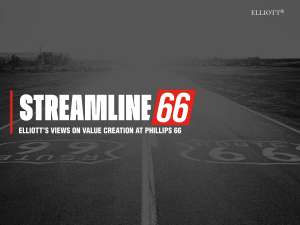 Phillips 66 Value Creation: Elliott's STREAMLINE 66 Plan