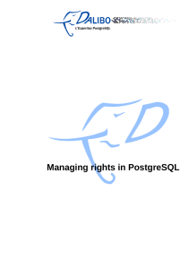 PostgreSQL Rights Management: Users, Roles, and Privileges