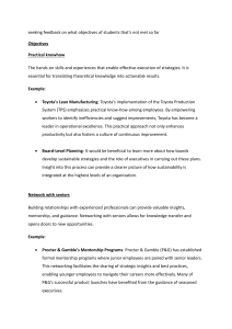 Student Objectives: Practical Skills, Networking, Strategy & Buy-in