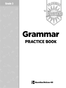 Grade 3 Grammar Practice Book